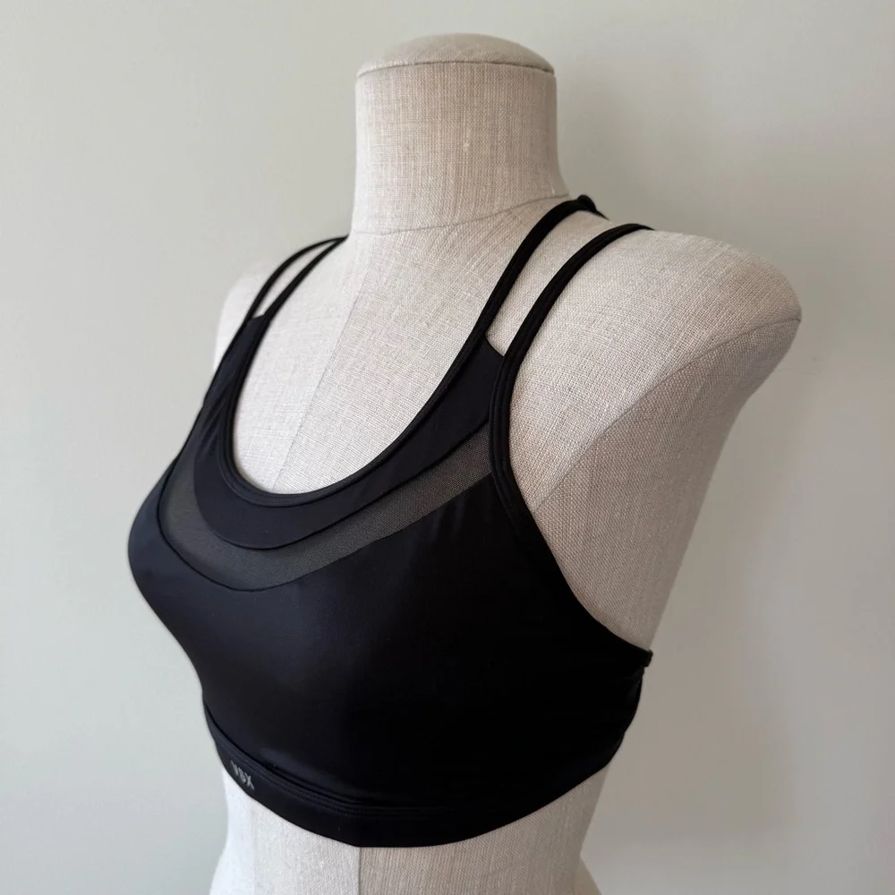 Victoria’s Secret VSX SPORT Mesh Cutout Strappy Back Sports Bra - Picture 3 of 11